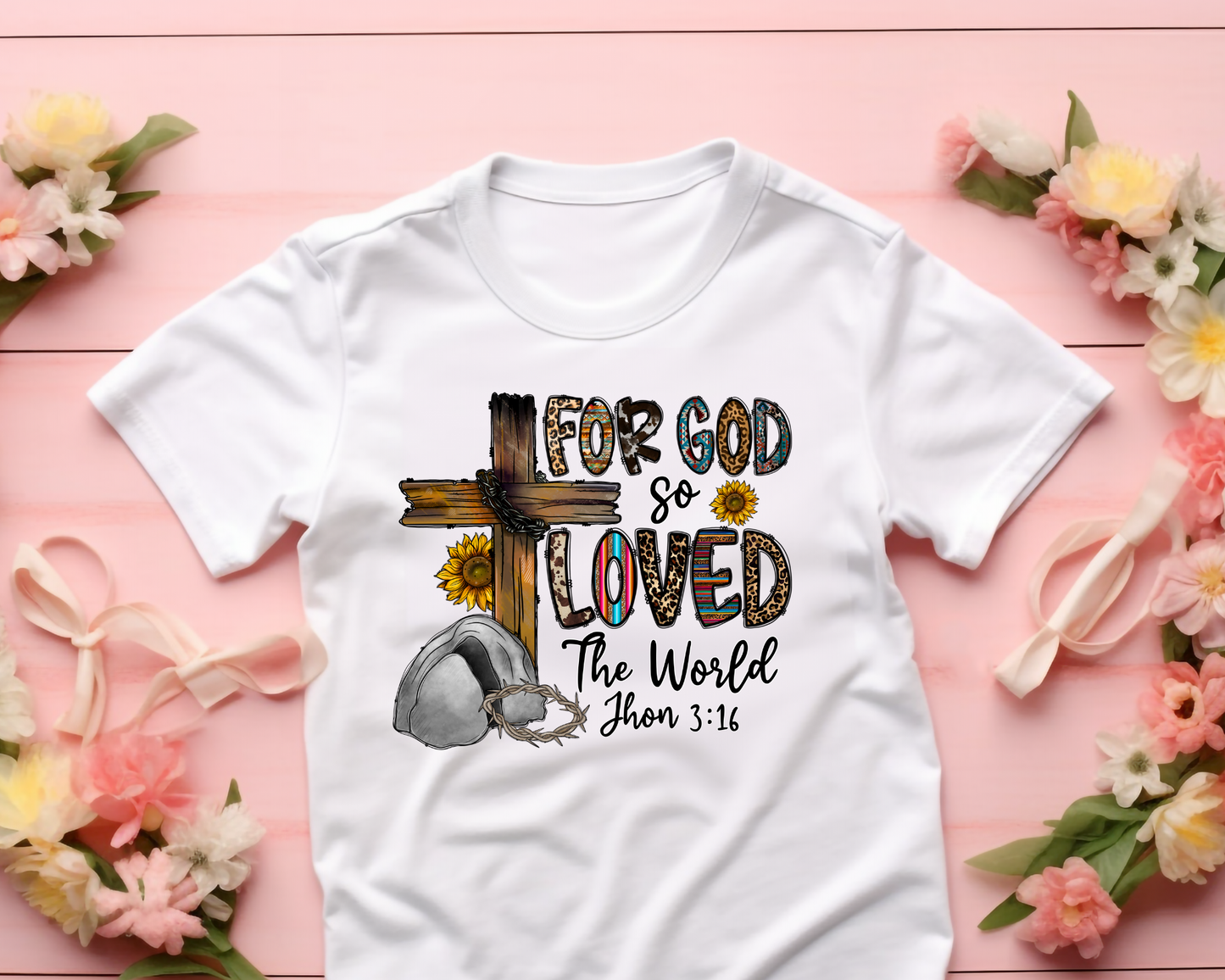 For GOD so Loved The World with Multi Patterns