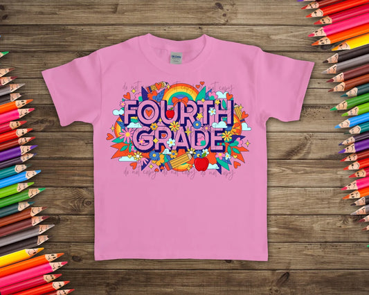 Retro Floral Rainbow Grades Collection
