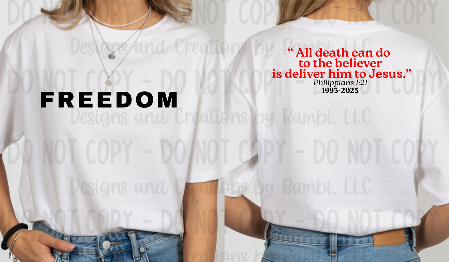 Freedom (Front/Back)