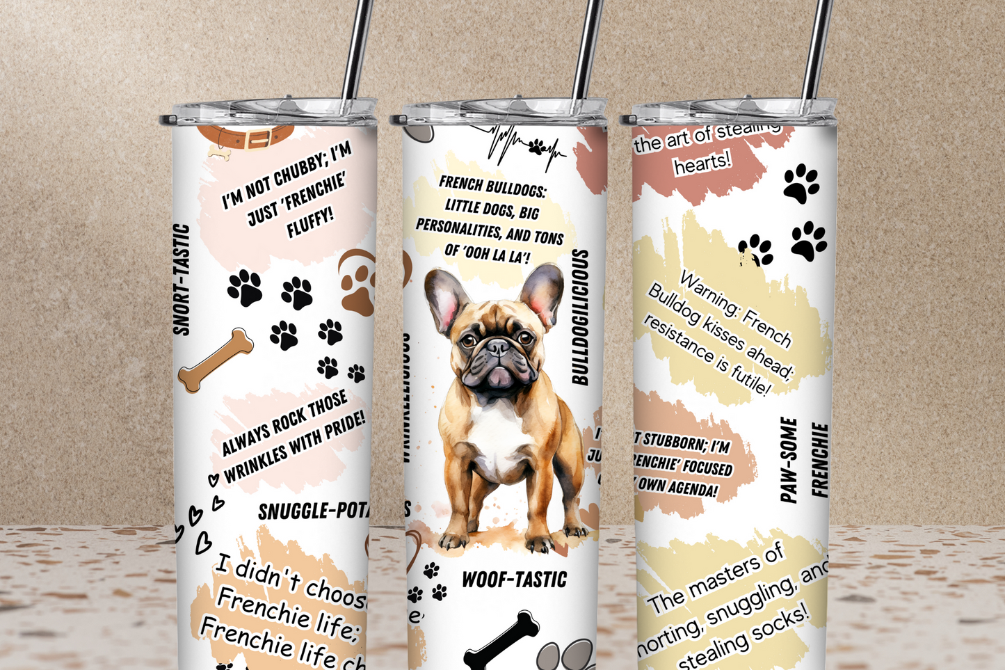 French Bulldog Tumbler
