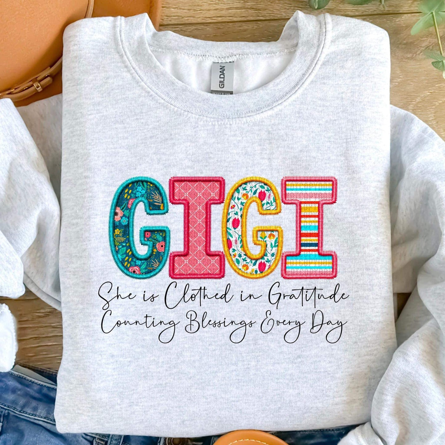 Serape and Plaid Faux Fabric/Embroidery Titles