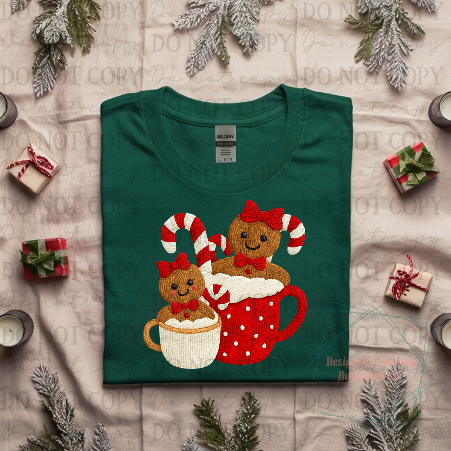 Gingerbread and Cocoa Faux Yarn