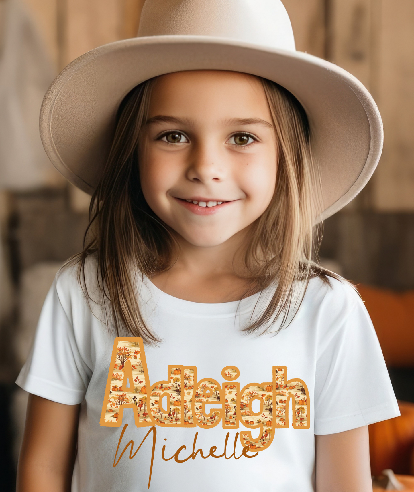 Fall Personalization of Kids Name Design