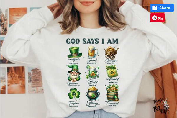 GOD Says I Am St. Patrick's Day