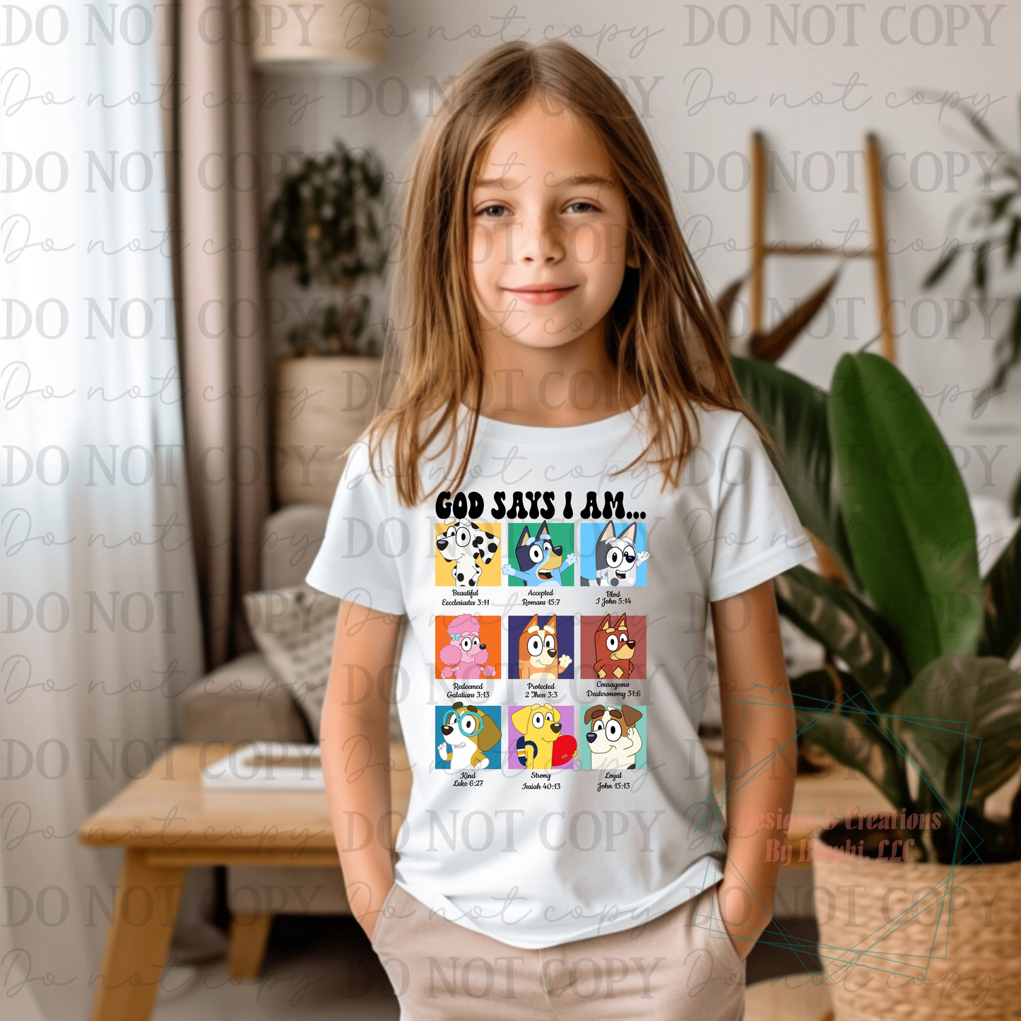 God Says I Am Blue Dog Frames