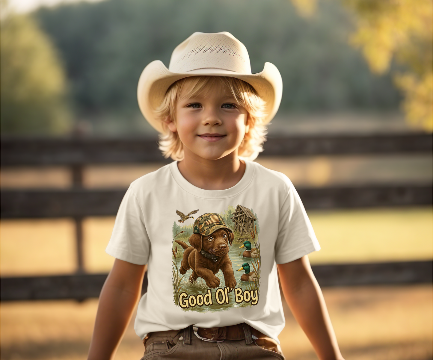 Good Ole Boy With Dog