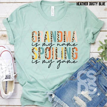 Grandma is My Name with Leopard