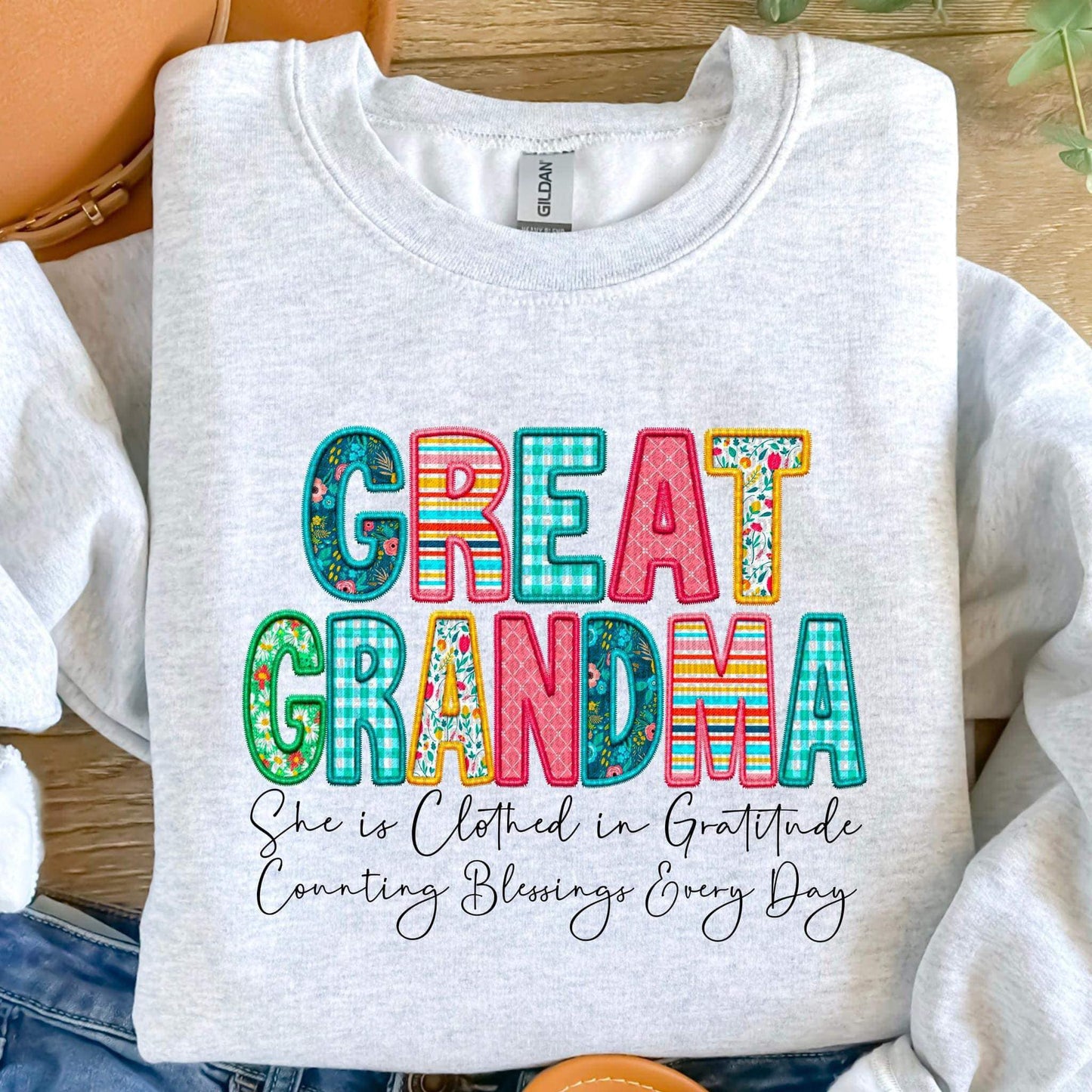 Serape and Plaid Faux Fabric/Embroidery Titles