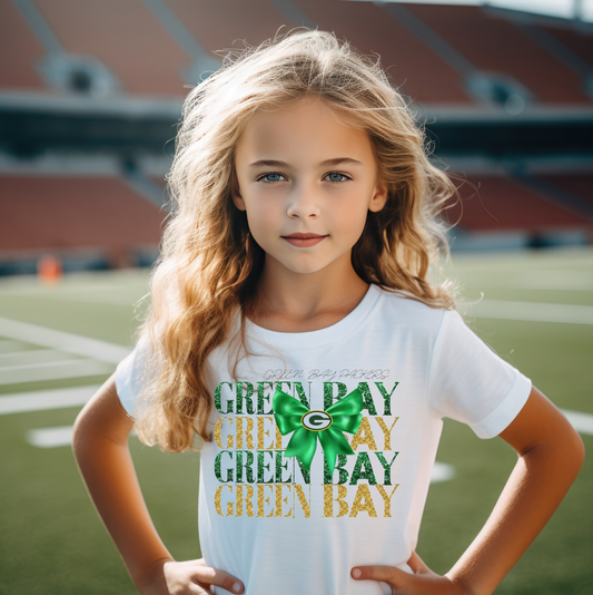 Green Bay Packers With Bow
