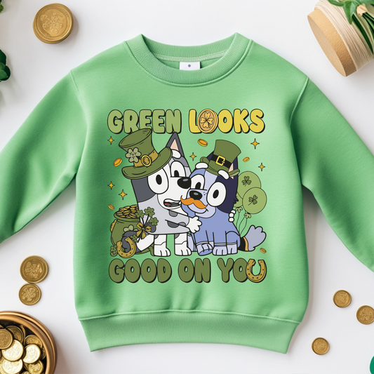 Green Looks Good On You St. Patrick's Blue Heeler