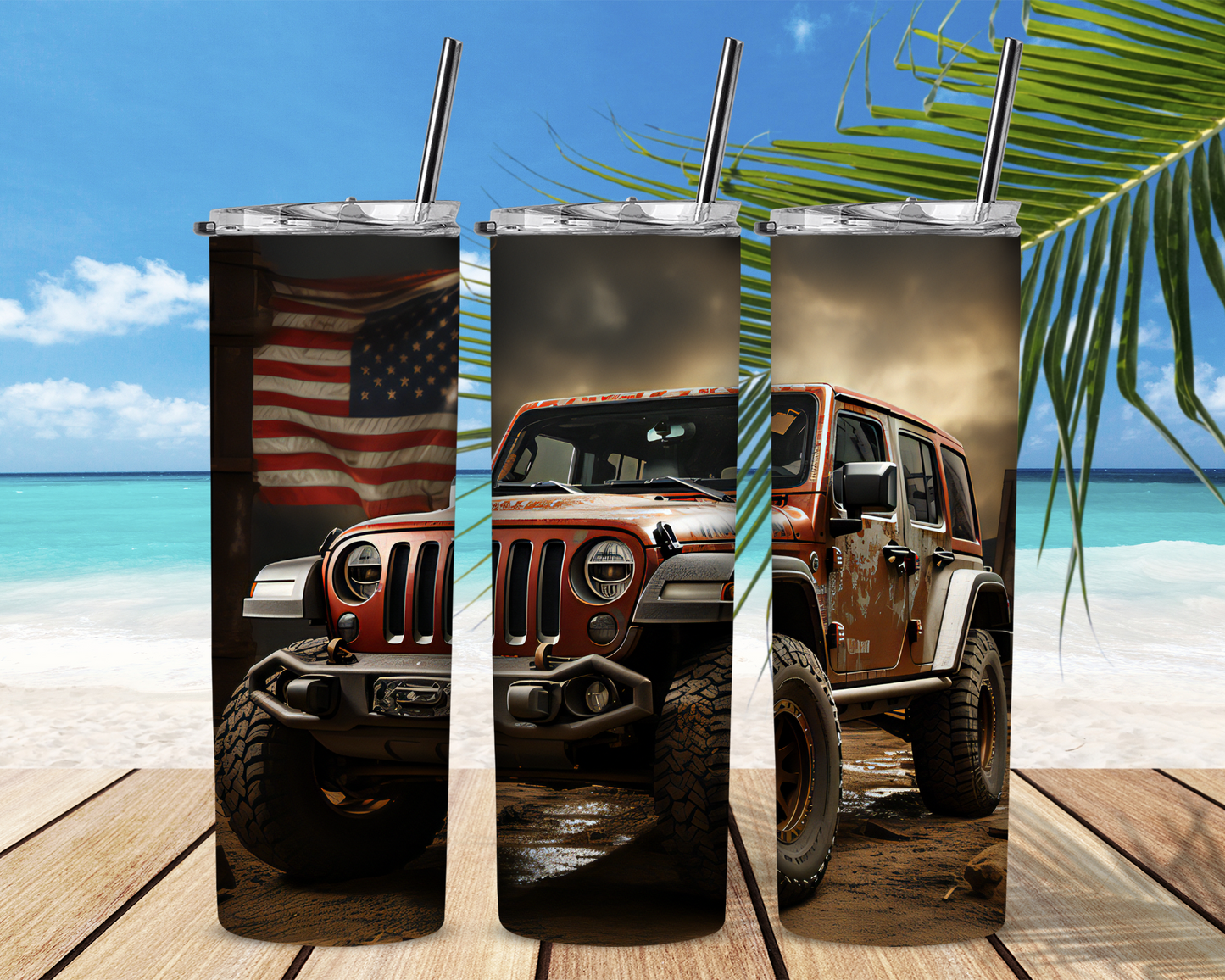 Grit and Mud Jeep Wrangler Tumbler
