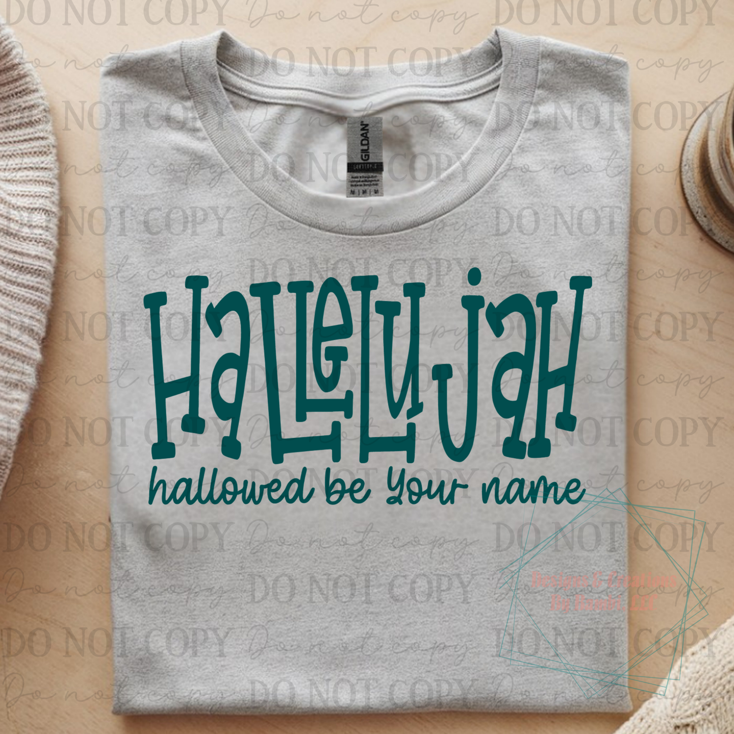 Hallelujah Teal Font