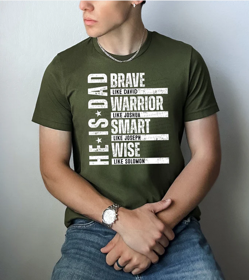 He Is Dad- Brave Like David, Warrior Like Joshua