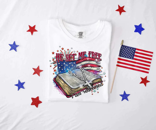 He Set Me Free Patriotic