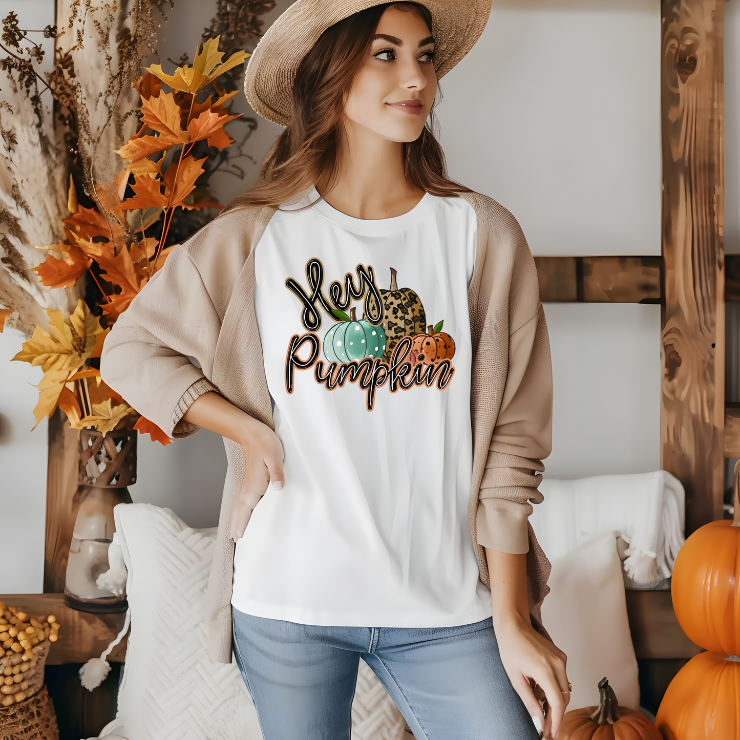 Hey Pumpkin with Leopard