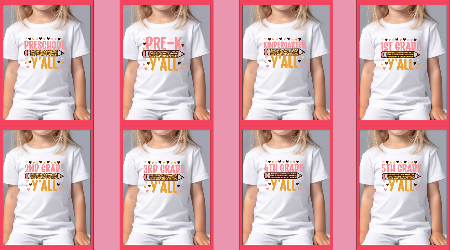 Grade Related Y'all Back to School