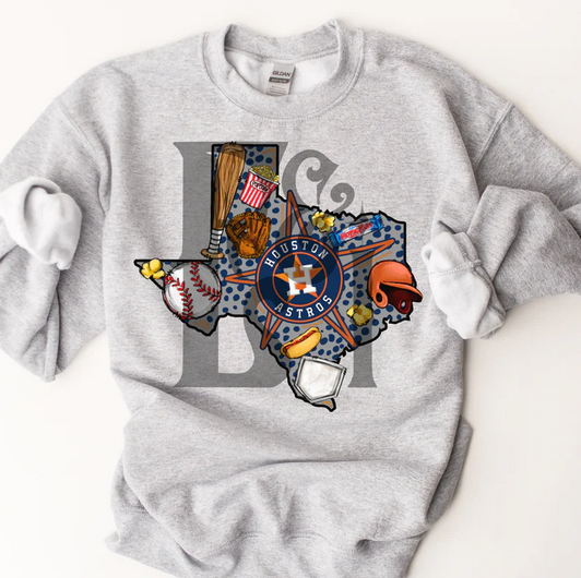 Houston Astros Baseball with State of Texas