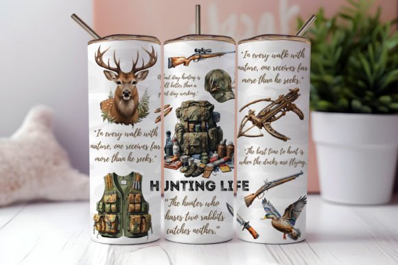 Hunting Life Sublimation Tumbler