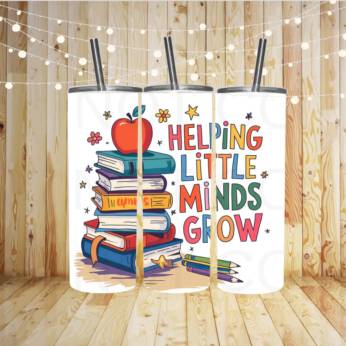 Helping Little Minds Grow Sublimation Tumbler