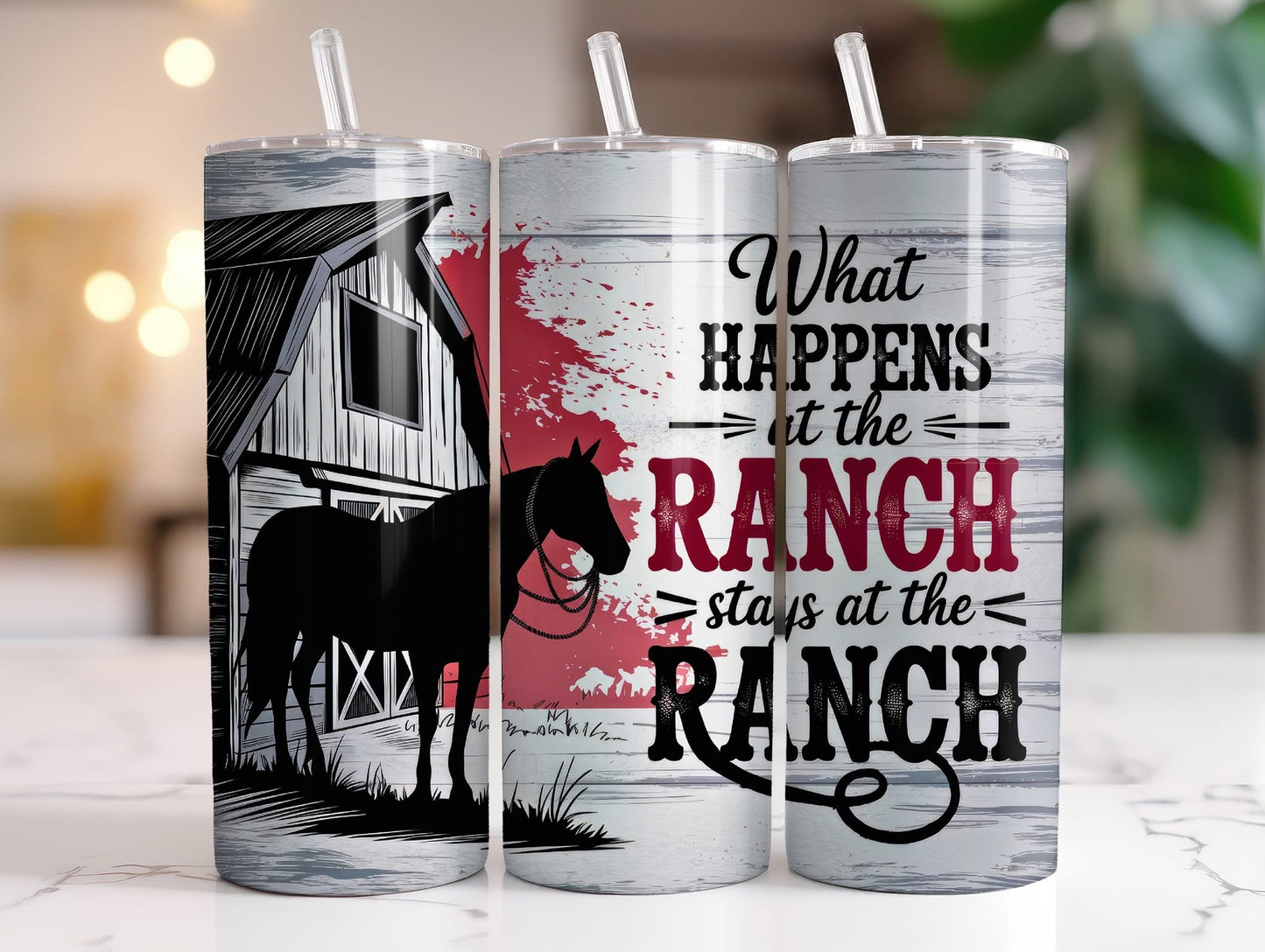 What Happens At The Ranch Sublimation Tumbler