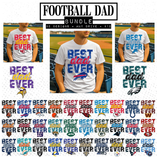 Best Dad Ever Football