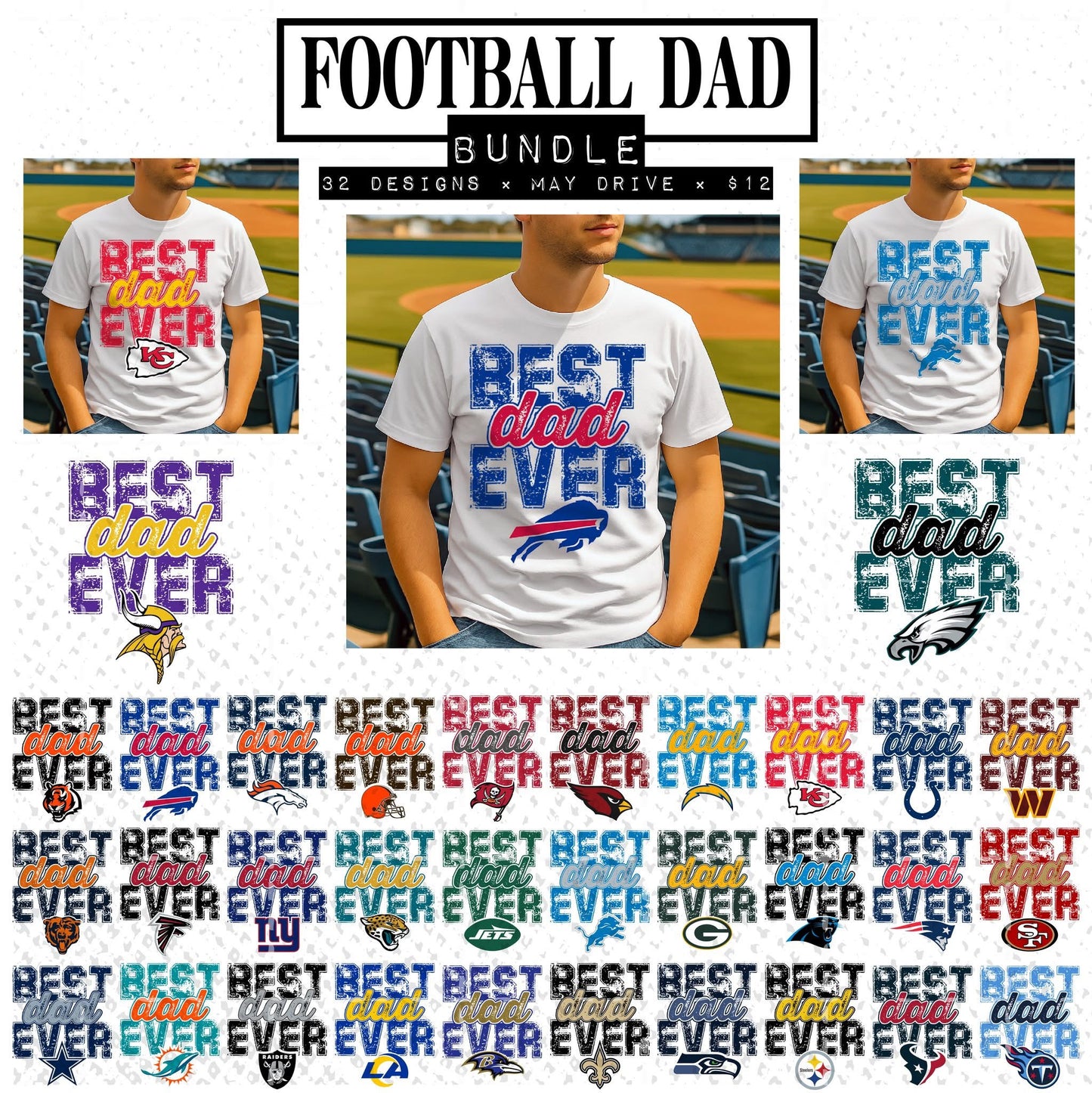 Best Dad Ever Football Collection