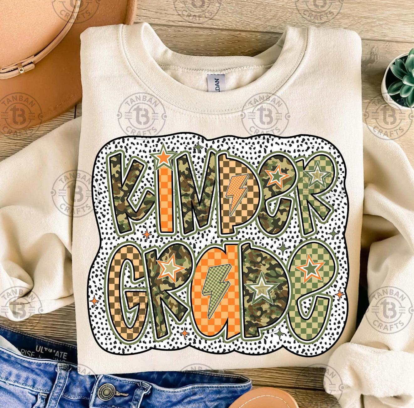 Green Orange Grunge Grades Pre K Through Fourth Grade Collection