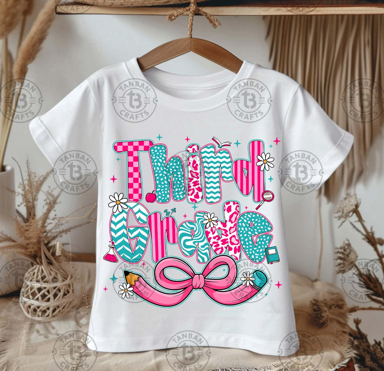 Pink and Turquoise Grades Pre K Through Fourth Grade Collection