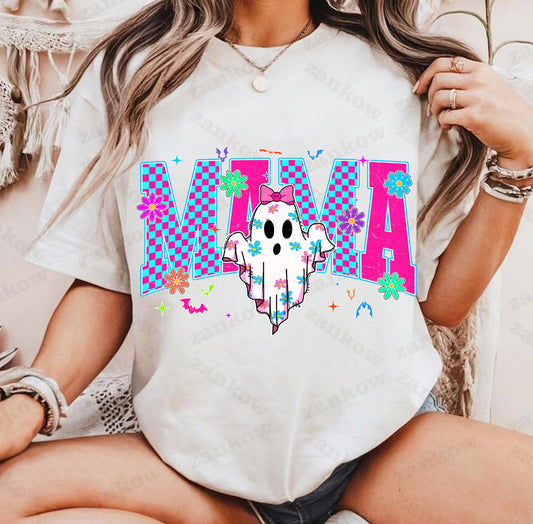 Pink Purple Ghost Mama and Mini Collection