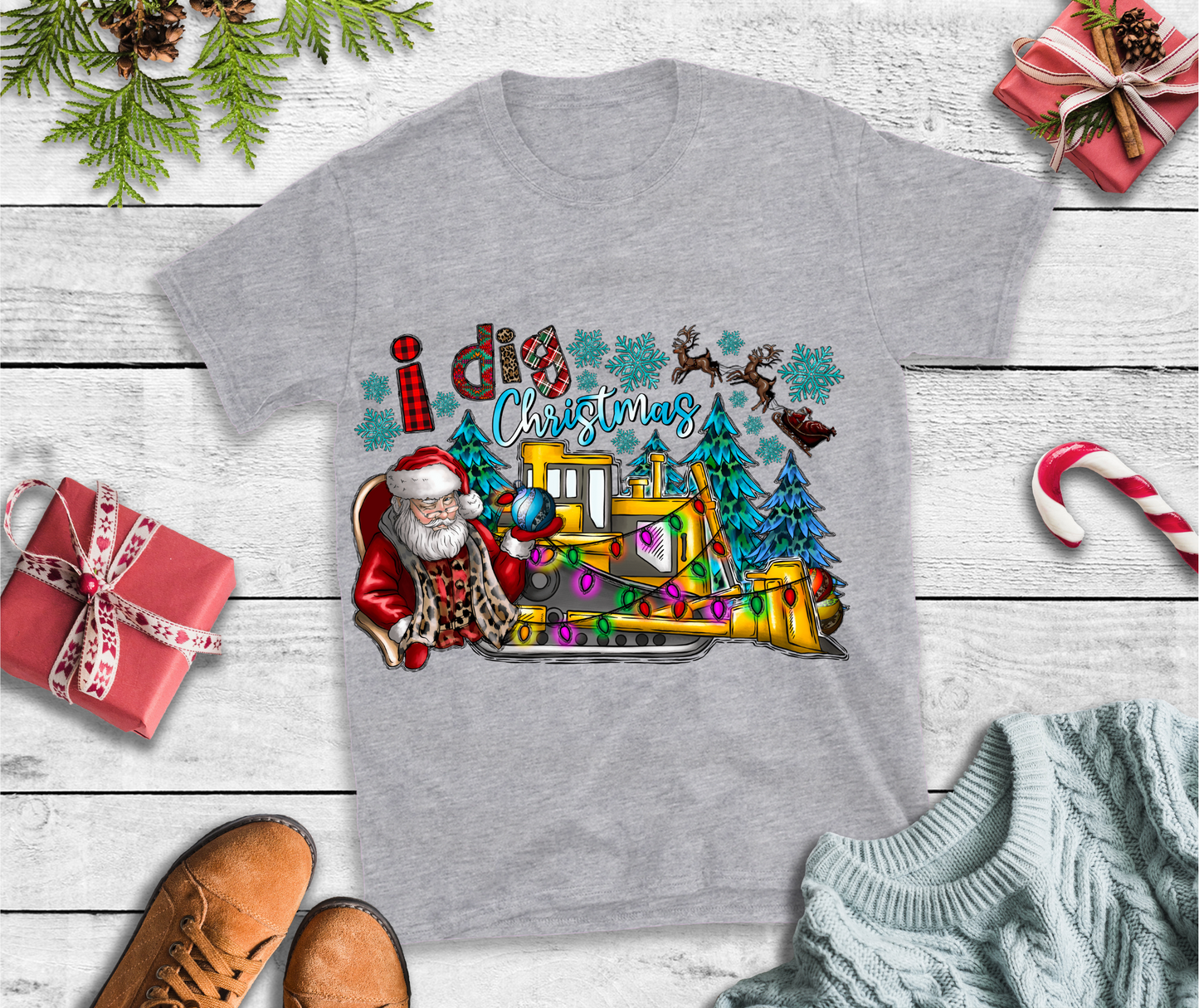 I Dig Christmas with Santa