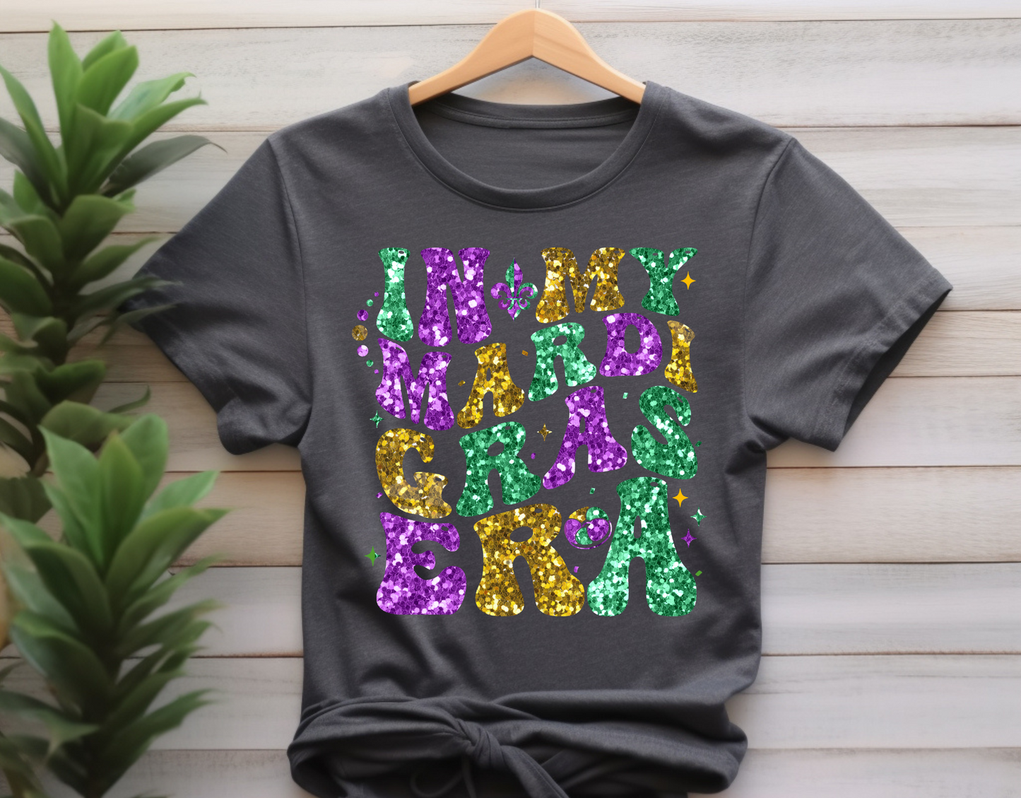 In My Mardi Gras Era Faux Sequin