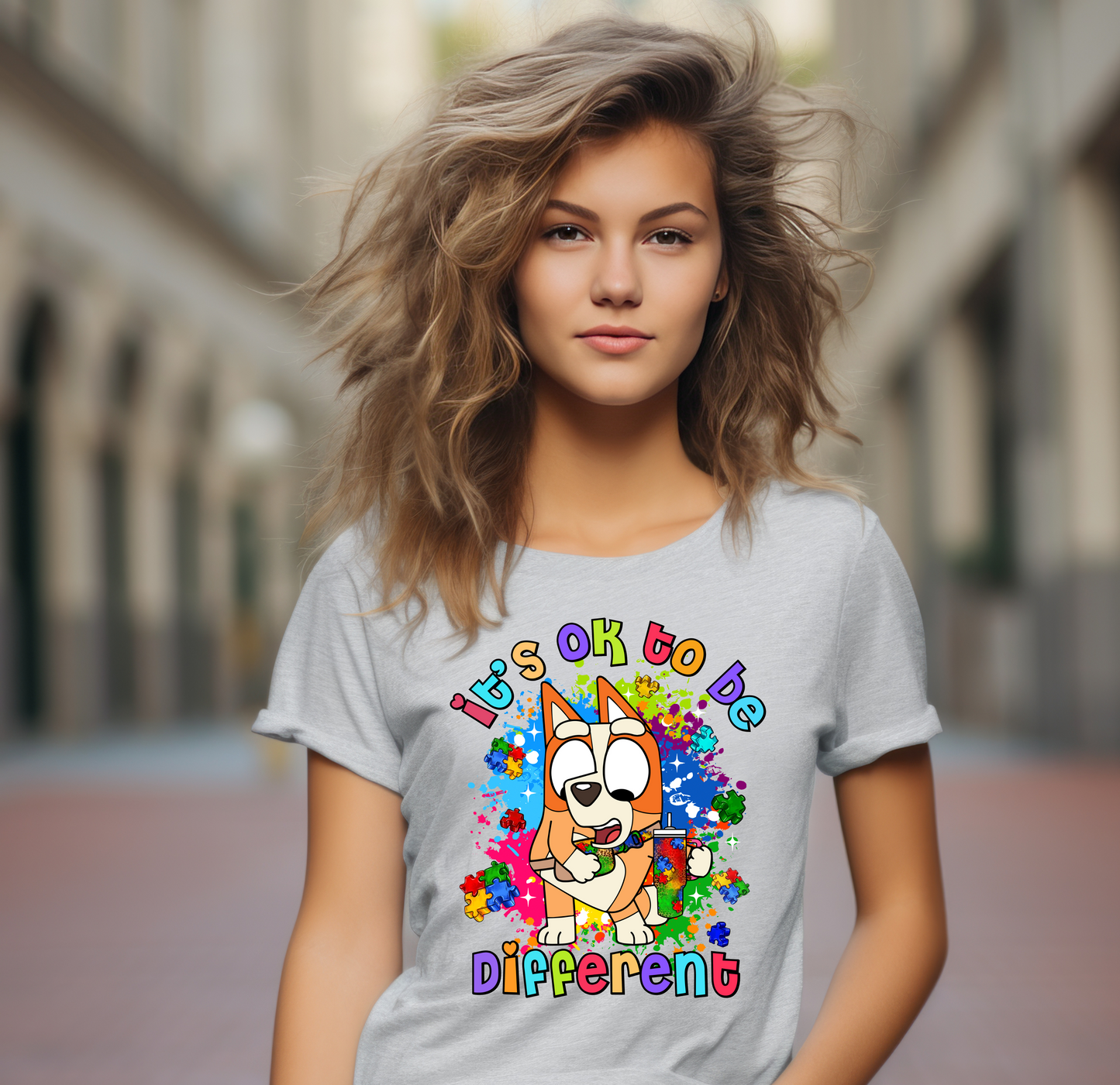 It's Okay To Be Different Blue Dog