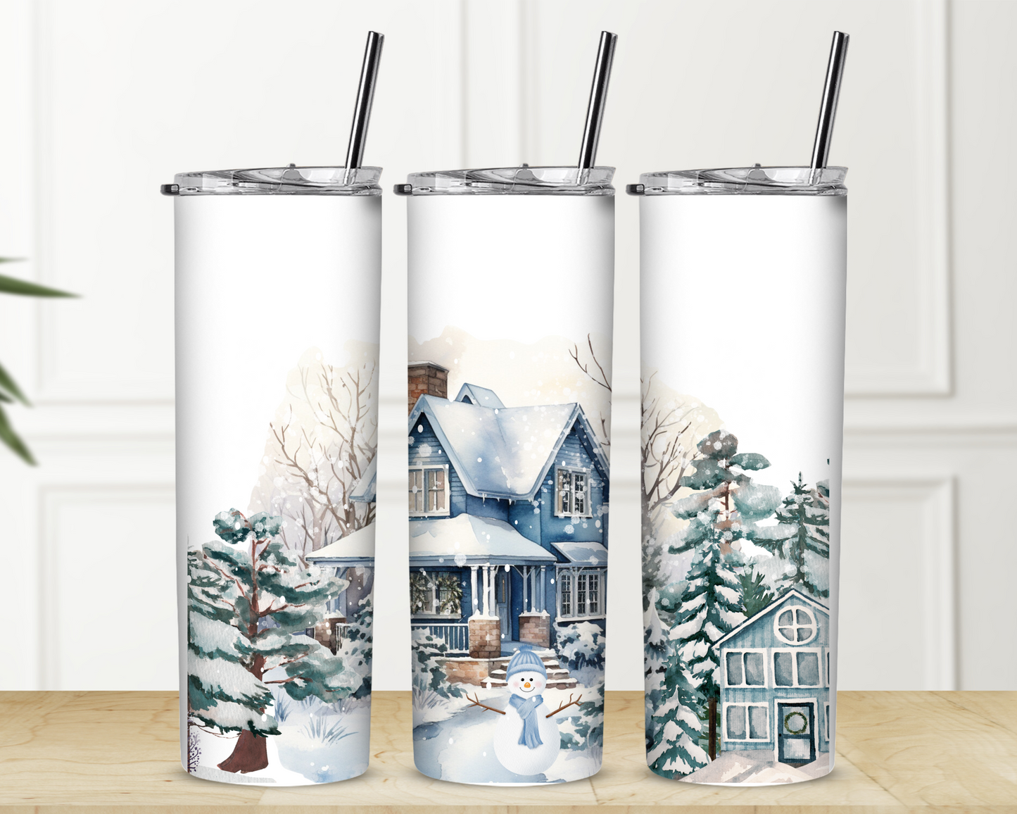 It's A Snowy Christmas Sublimation Tumbler