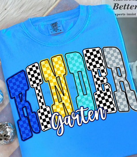 Blue Yellow Checkered Grades Collection