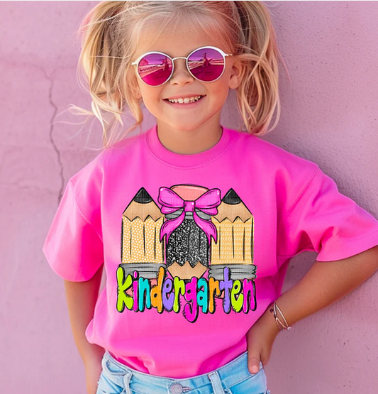 Doodle Pencil (Girl) School Grades Collection