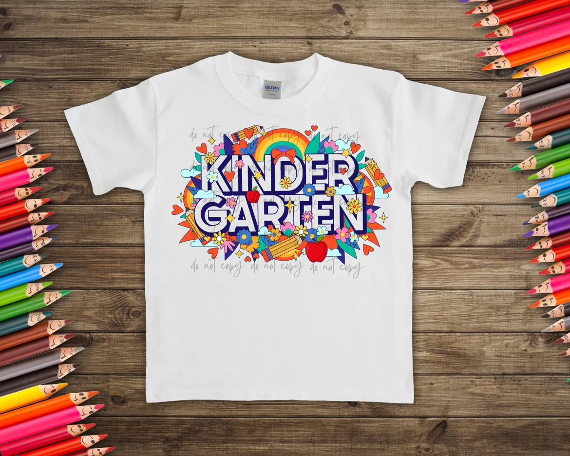 Retro Floral Rainbow Grades Collection