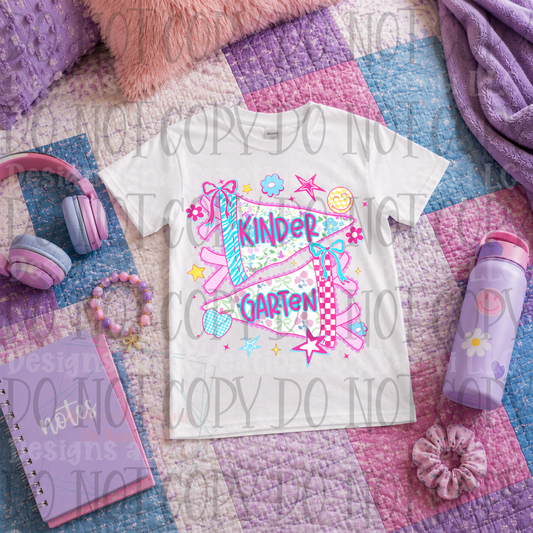 Neon Preppy Back to School Grade Girls Collection