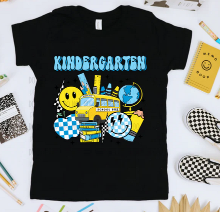 Blue Retro Collage Grades Collection