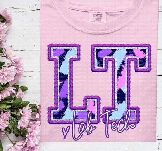 Purple Brushstrokes Healthcare Collection