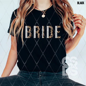 Leopard Bride with Faux Glitter