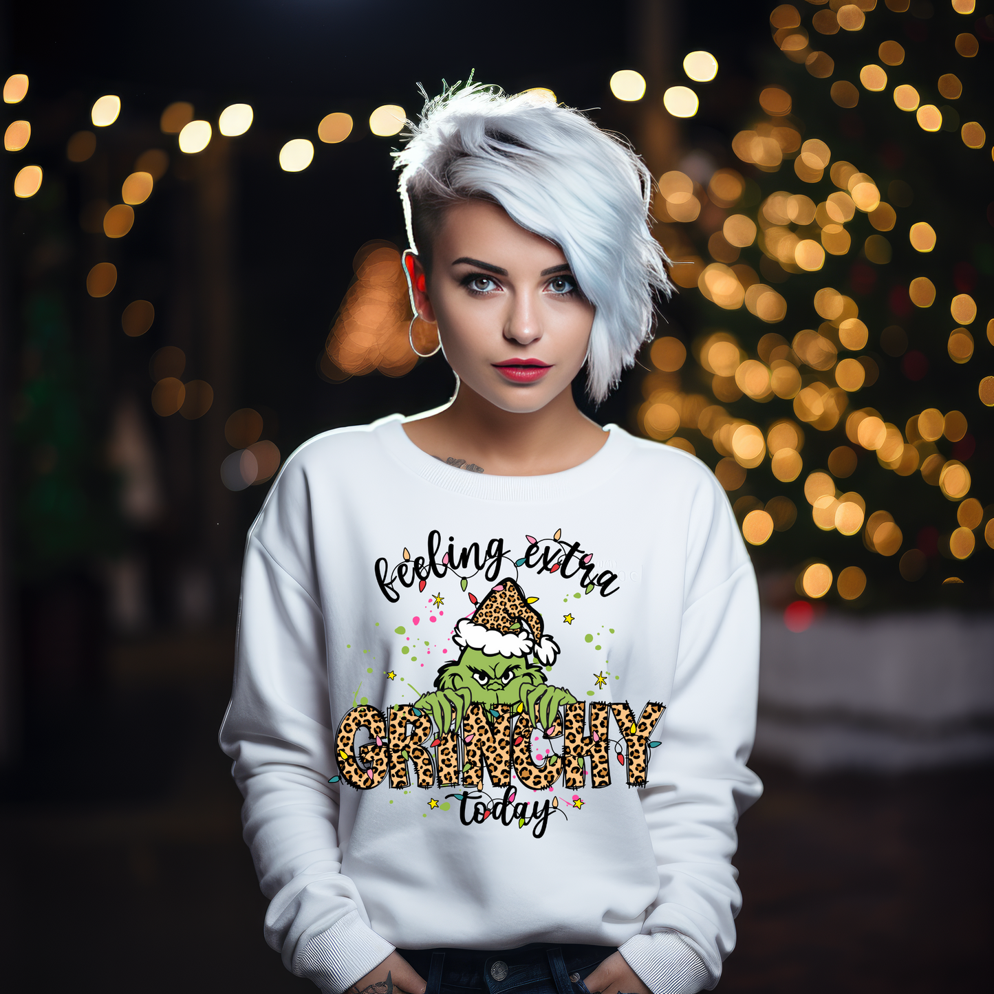 Leopard Green Guy Feeling Extra