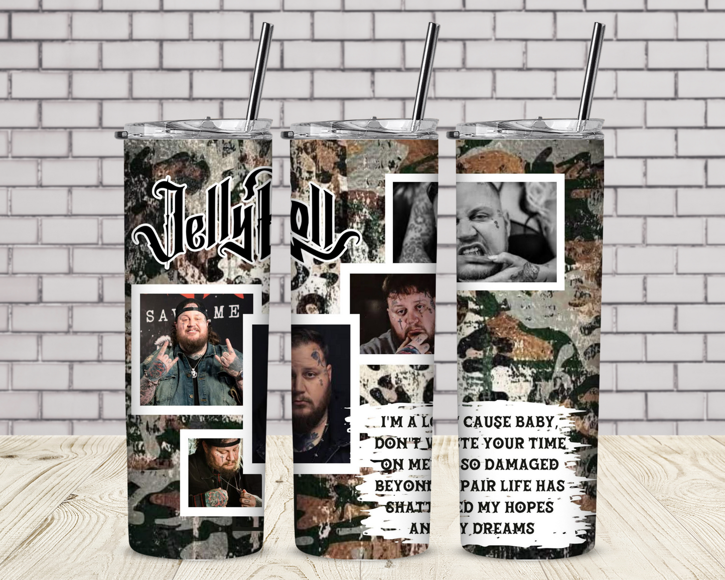Life Of Jelly Roll Sublimation Tumbler