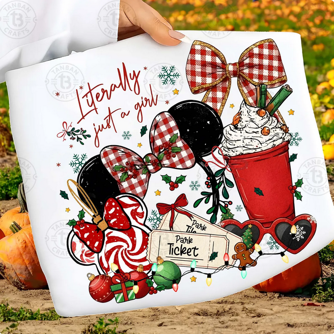 Literally Just A Girl Magical Mouse Christmas