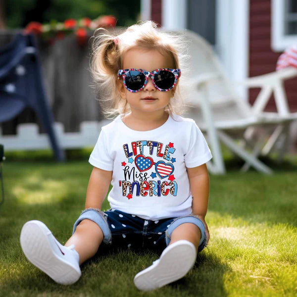 Little Miss Merica Patriotic