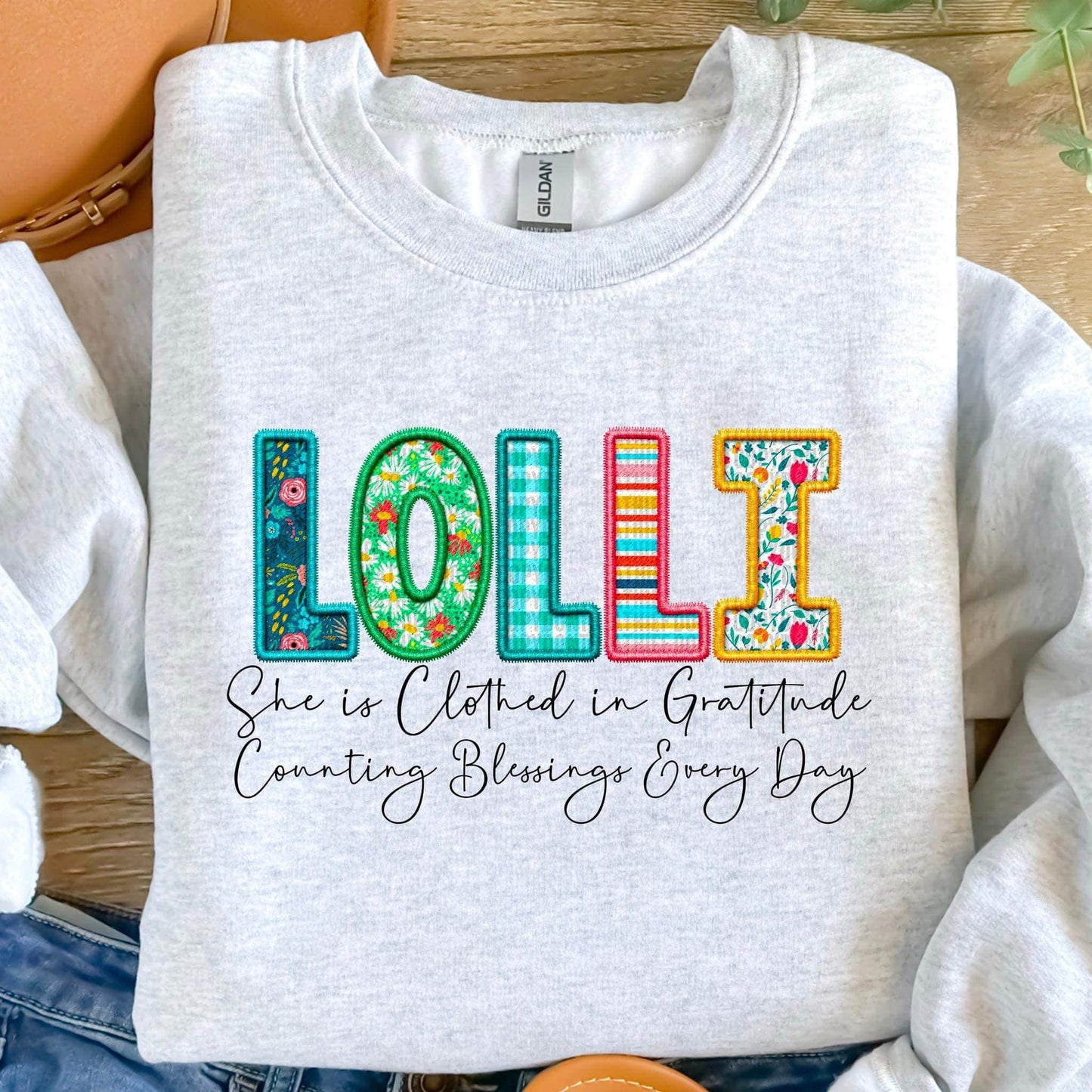 Serape and Plaid Faux Fabric/Embroidery Titles
