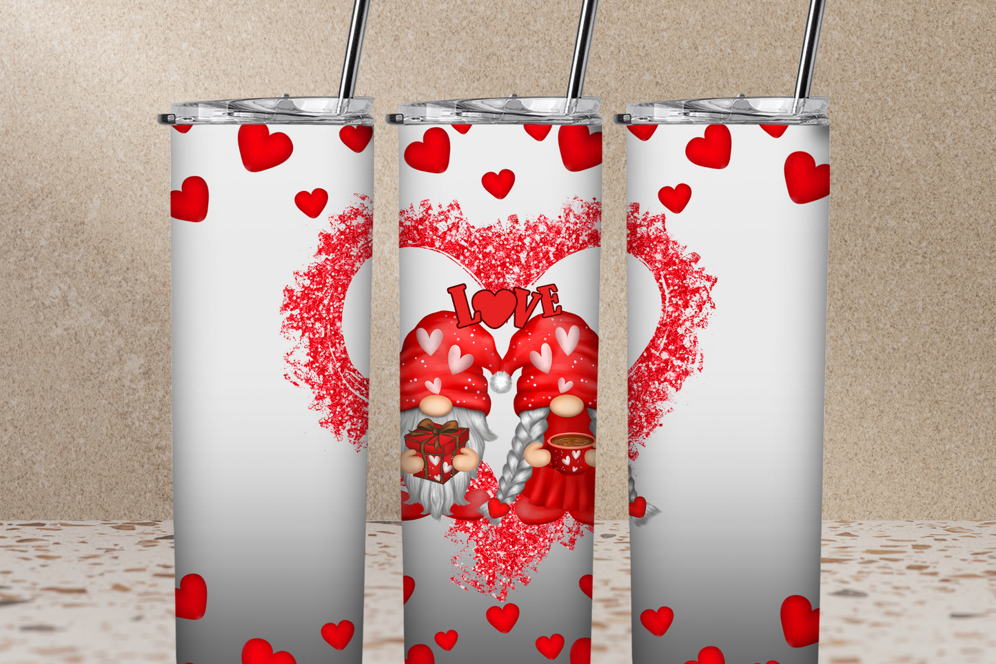 Love Double Gnome Tumbler