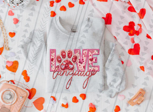 Love Language Paw Print