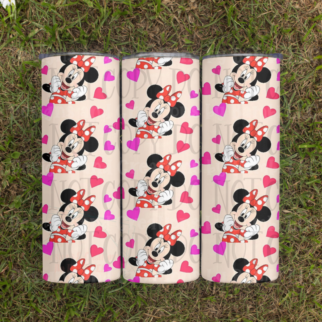 Love and Mouse 20 oz Sublimation Tumbler