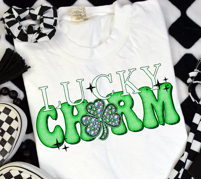 Lucky Charm Faux Rhinestone