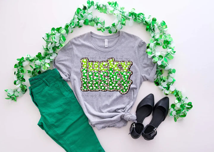 Triple Lucky Stacked with Leopard